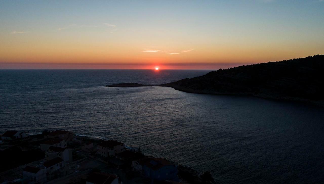 Villa Diomedes With The Sea View And The Pool Rogoznica  Esterno foto